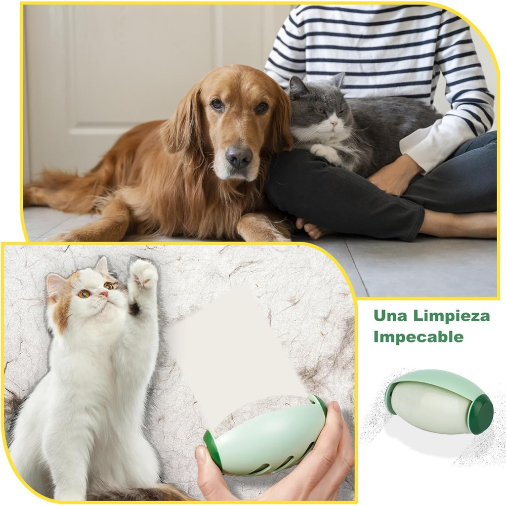 Rodillo quita pelusa reusable