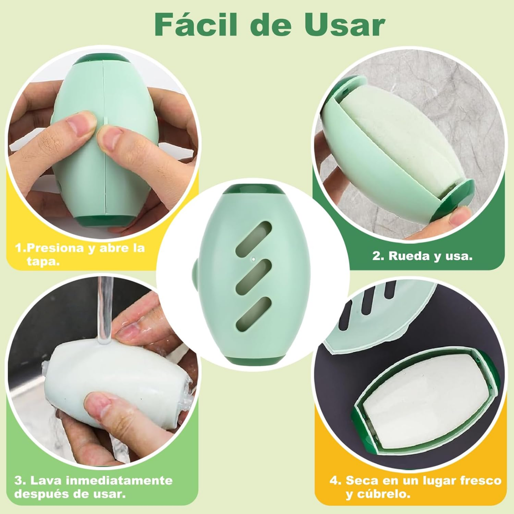 Rodillo quita pelusa reusable